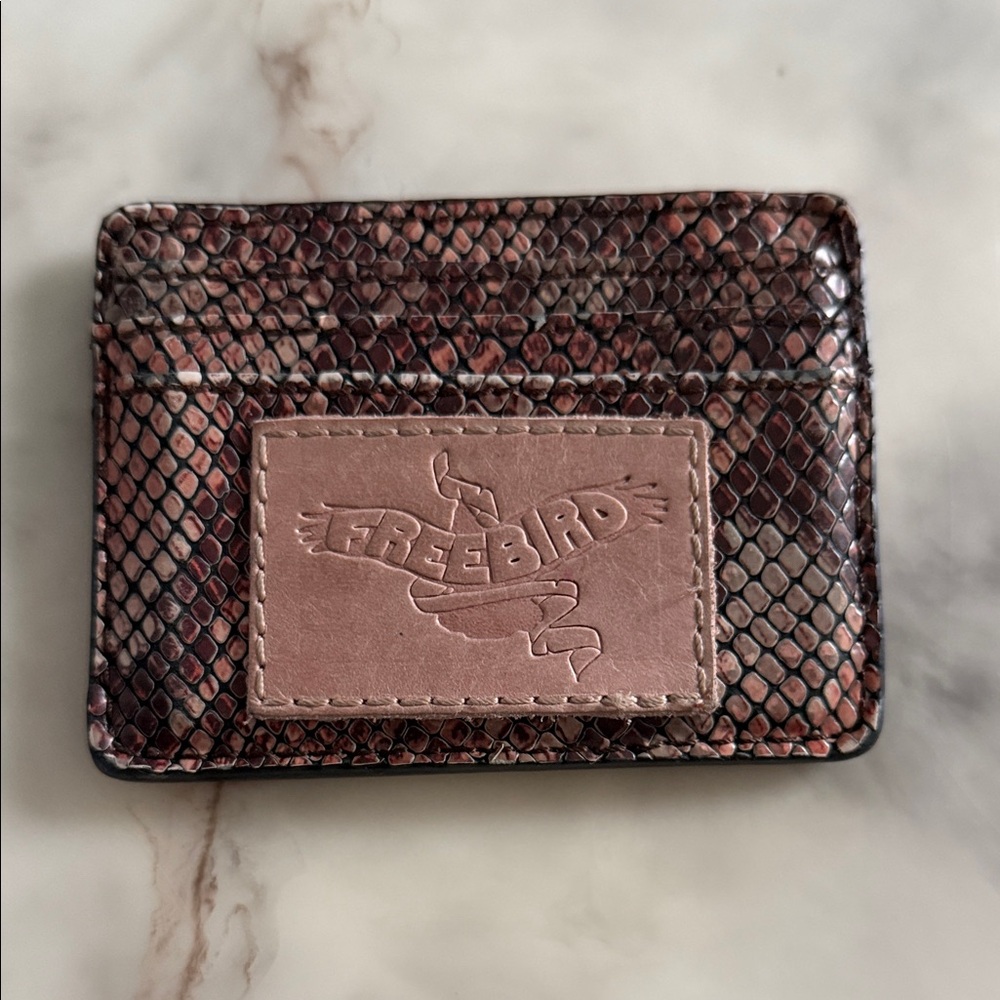 Freebird Multicolor Snake Print Wallet